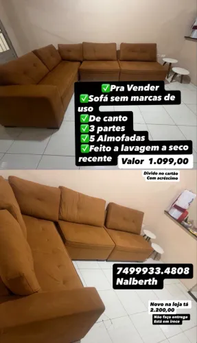 Sofá semi novo
