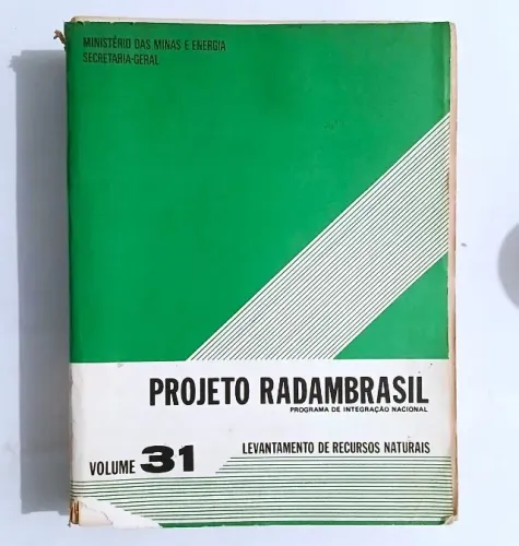 Kit Radambrasil Vol 31 Folha SE 22 Goiânia - LIVRO + 6 MAPAS Temáticos do Livro