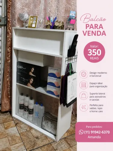 Balcão para venda
