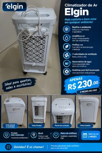Climatizador Elgin portatil