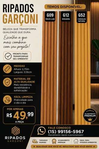 Ripados de pvc 