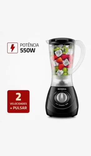 Liquidificador Easy Power Mondial 550w L-550-b Preto 127V