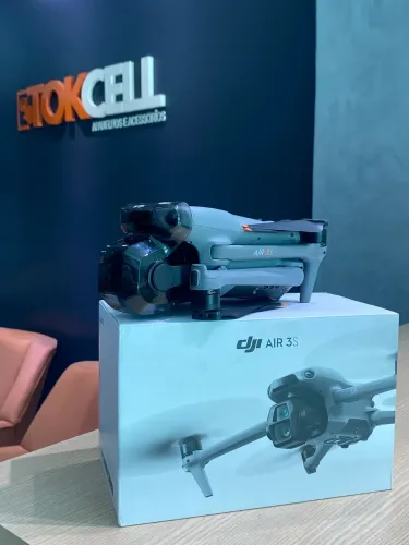 Drone DJI Air 3S seminovo, apenas drone. 