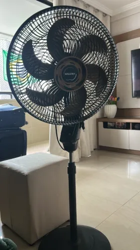 Ventilador Mallory Chronos 40cm 6 Pás com Timer ? Sem um botão