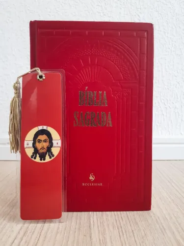 Bíblia Sagrada Pe. Matos Soares - Ecclesiae - Nova - Notas de rodapé - Marcador incluso