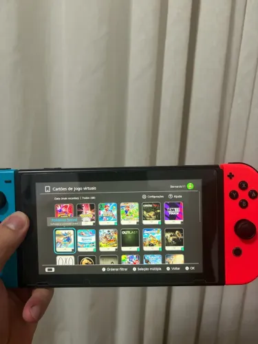 Nintendo Switch + Acessórios + R$3mil em jogos