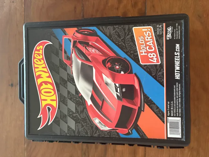Caixa organizadora de carrinhos HOTWHEELS