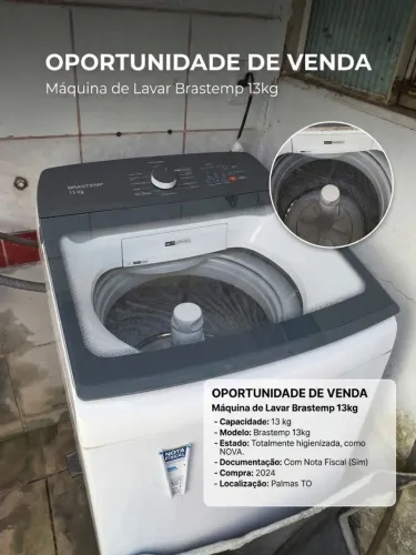 Máquina de lavar Brastemp 13kg