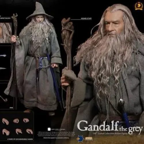 Gandalf Asmus Toys não hot toys Inart, cabelo implantado