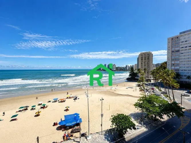 Apartamento frente mar com 3 quartos (1 suíte), 1 vaga à venda em Pitangueiras, Guarujá