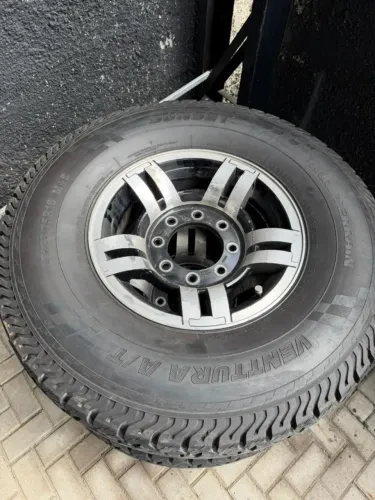 RODAS FORD F250 COM 4 PNEUS NOVOS