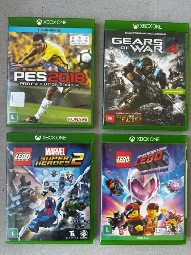 4 Jogos Game Xbox One e 360