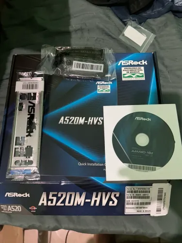 Placa mãe A520M-HVS AM4/DDR4