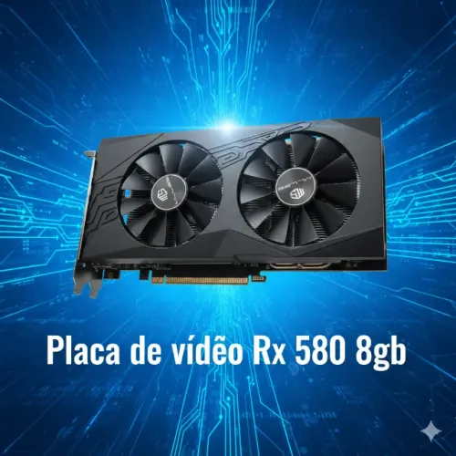 Placa de vídeo Mllse Rx 580 8gb