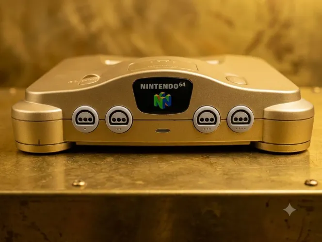 Nintendo 64 Gold edition americano 