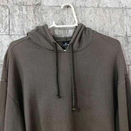 Casaco Hering Verde Militar Moletom com Capuz