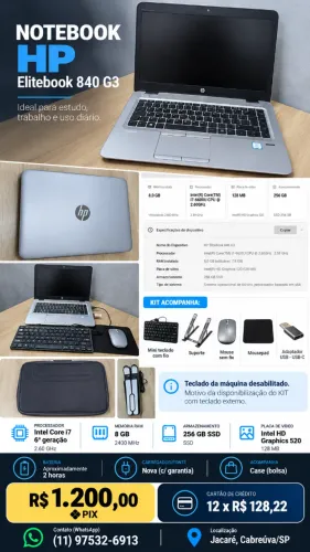 Notebook HP Elitebook 840 G3