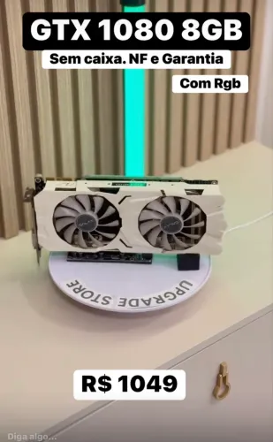 GTX 1080 8GB Galax Branca