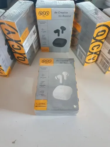 [LACRADO] QCY T13 ANC Fones De Ouvido Jogos Esportes Fone Bluetooth 5.3 28dB BRANCO