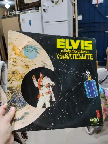 Disco de vinil Duplo Elvis Aloha from Hawaii via Satellite 1973. RARIDADE 