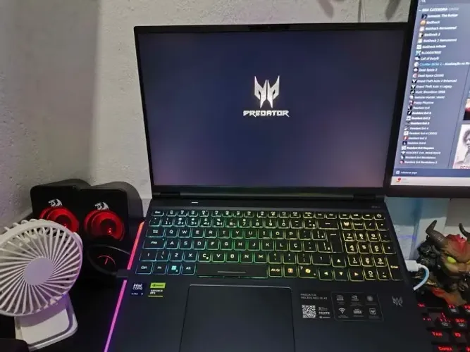Notebook Gamer Predator Helios Neo 16 AI PHN16-73-96SW Intel® Core Ultra9 32GB RAM 1TB SSD
