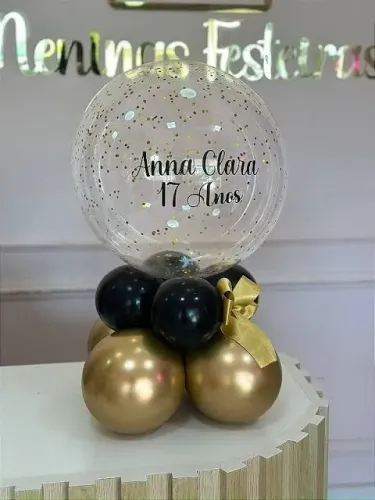 Decoração Balão Bubble Cristal
