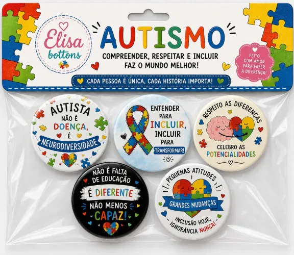 Bottons personalizados com sua arte 