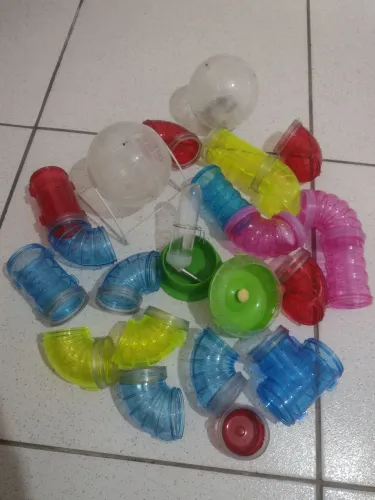 Kit de acessórios para hamster anão russo 