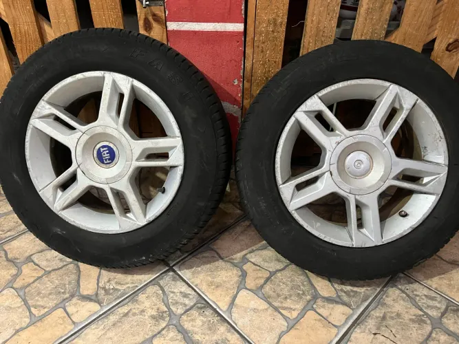 Rodas aro 14 Fiat, do stilo modelo facão