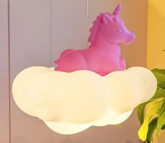 Luminária Nuvem Unicornio