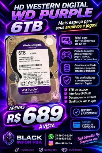 HD WD Purple 6TB SATA