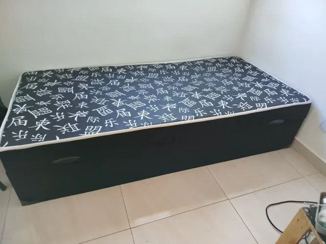 Cama box baú solteiro