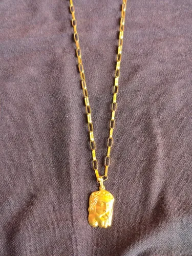 Cordão de prata 18 k