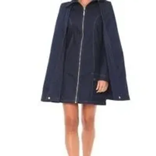Vestido jeans feminino curto Lança Perfume capa - Veste 42/44- Ref. 5805