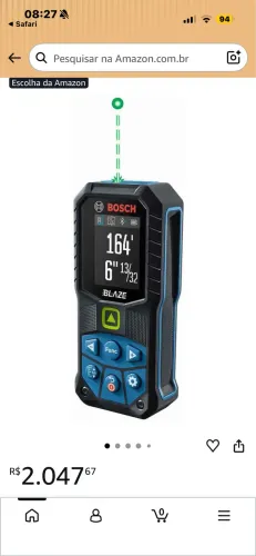 Trena Laser Verde Bosh Blaze