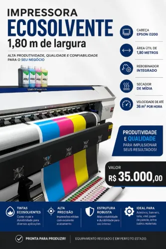 Plotter de impressão Ecosolvente i3200