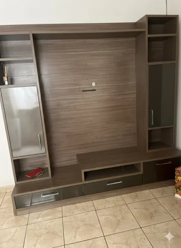 Estante Home Theater Moderna ? Painel Para TV e Gavetões