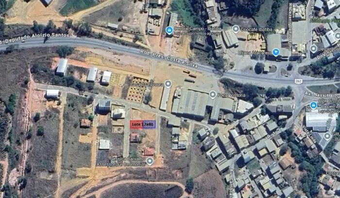 LOTE 12X40 (480M²) - BAIRRO BELA VISTA - IBATIBA