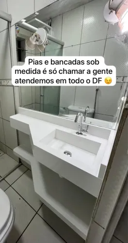 Pia sob medida