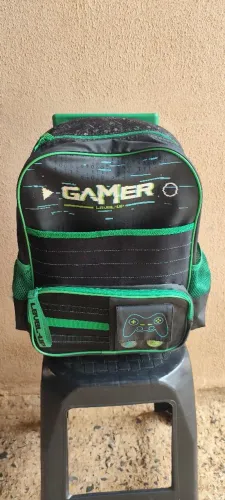 Mochila infantil masculino carrinho