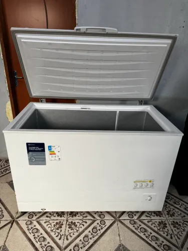 Freezer Electrolux 400 Litros inverter Modelo Dupla Ação Semi Novo Aceito Cartão