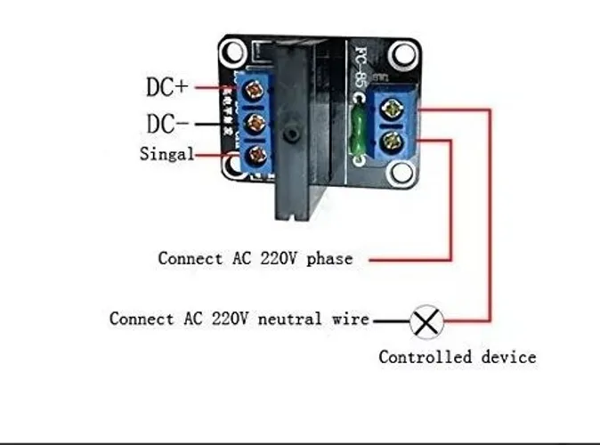 Rele Módulo  - 1 Canal - Estado Sólido - Ssr - 5v Arduino - Automação - Robotica COD-AM25 