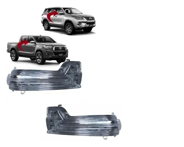 Par Pisca Seta Retrovisor Toyota Hilux SW4 2016 a 2020