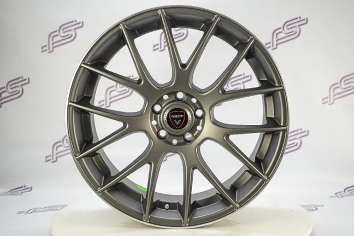 Rodas Vittoria Lombardia Grafite Fosco Borda Diamantada 5x112- 19x8