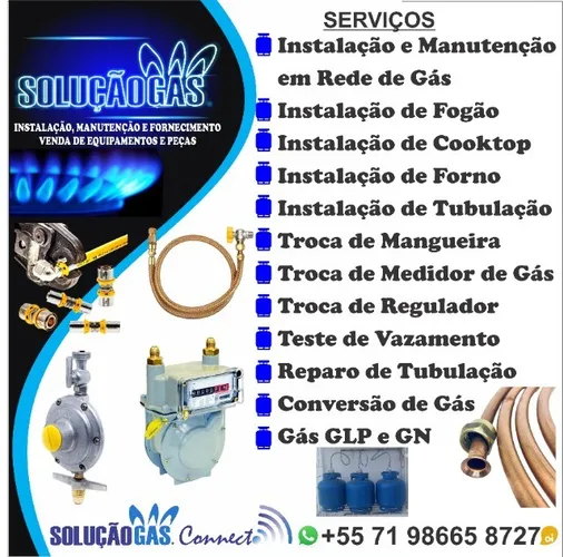 Disk Instalação de Gás Glp ou Gn - Instalação e Menutenção