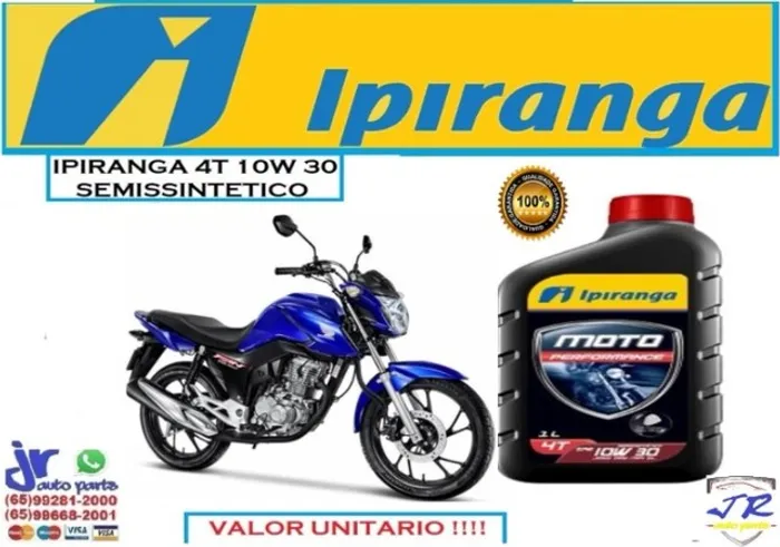 Oleo Ipiranga Moto 4T 10W30 Fan 2022