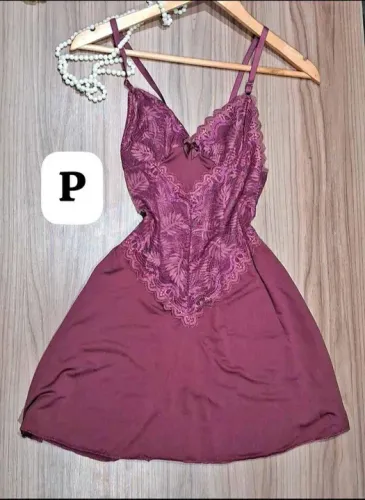 Camisola sensual com transparência moda Íntima