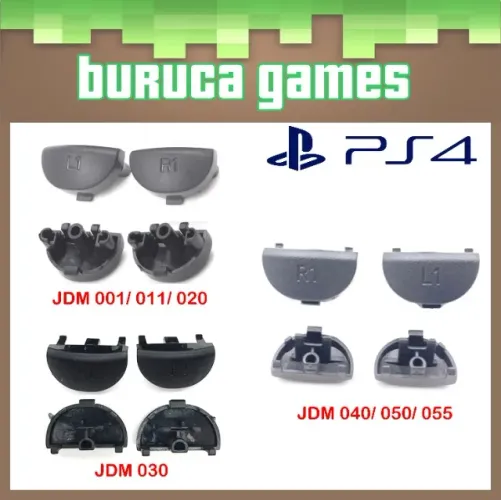 Botões L1 R1 para controle de Playstation 4