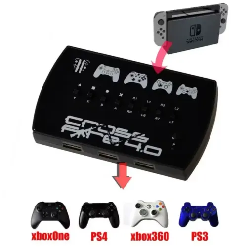 adaptador crossfire 4.0 multi plataformas NINTENDO SWITCH, PS4, XBOX ONE, PS3, XBOX 360