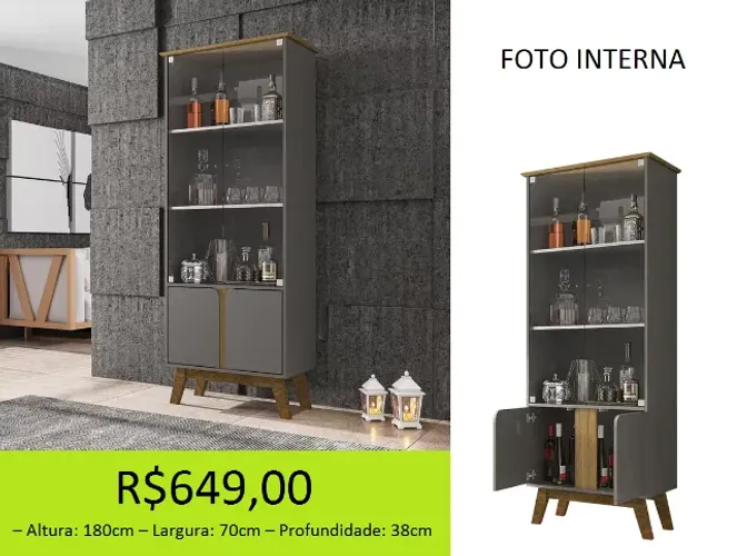 Cristaleira de qualidade